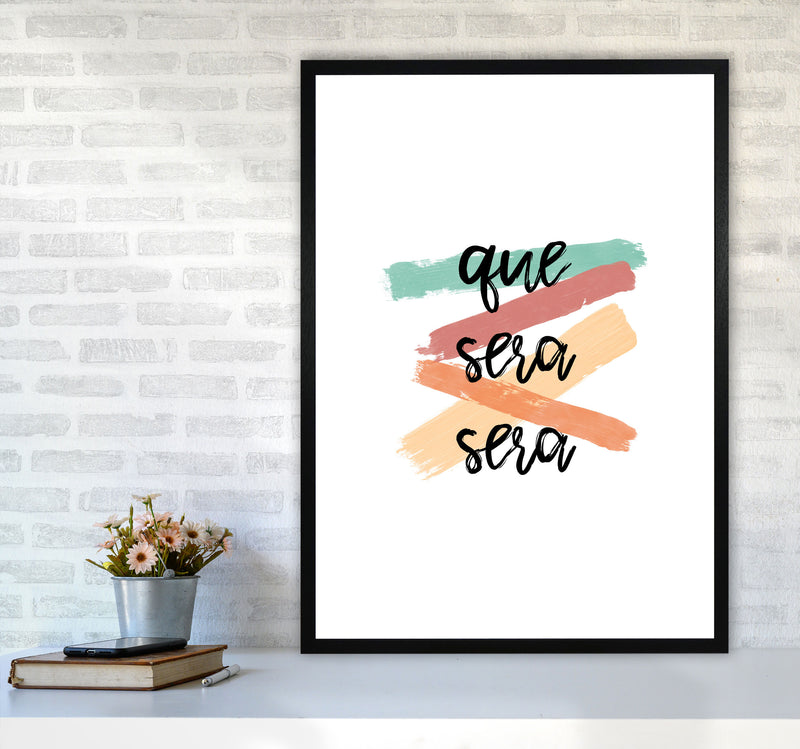 Que Sera Sera Print By Orara Studio A1 White Frame