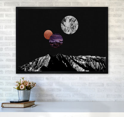 Space I Print By Orara Studio A1 White Frame