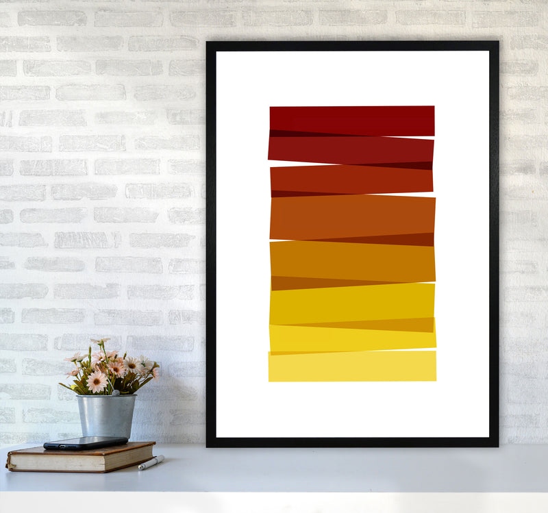Stripes II Print By Orara Studio A1 White Frame