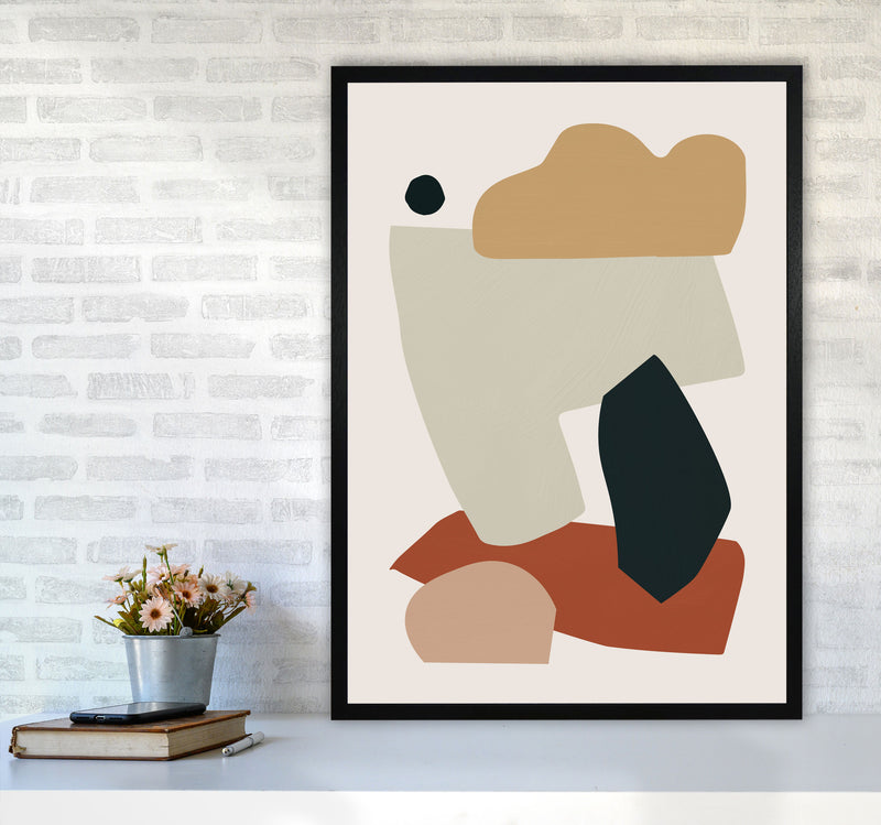 Collage Earth I Art Print by Orara Studios A1 White Frame