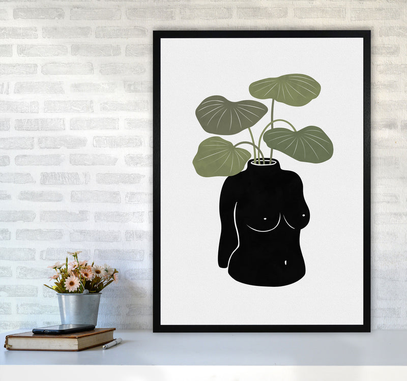 Boob-tanical Vase Art Print by Orara Studios A1 White Frame