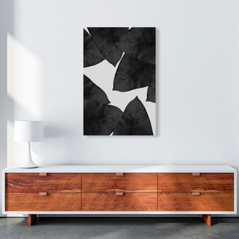 Banana Leaf Black & White II Print By Orara Studio A1 Canvas
