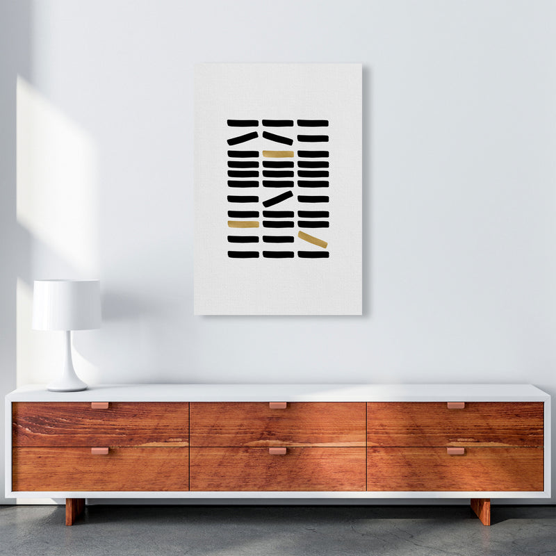 Black And Gold Abstract Print By Orara Studio A1 Canvas