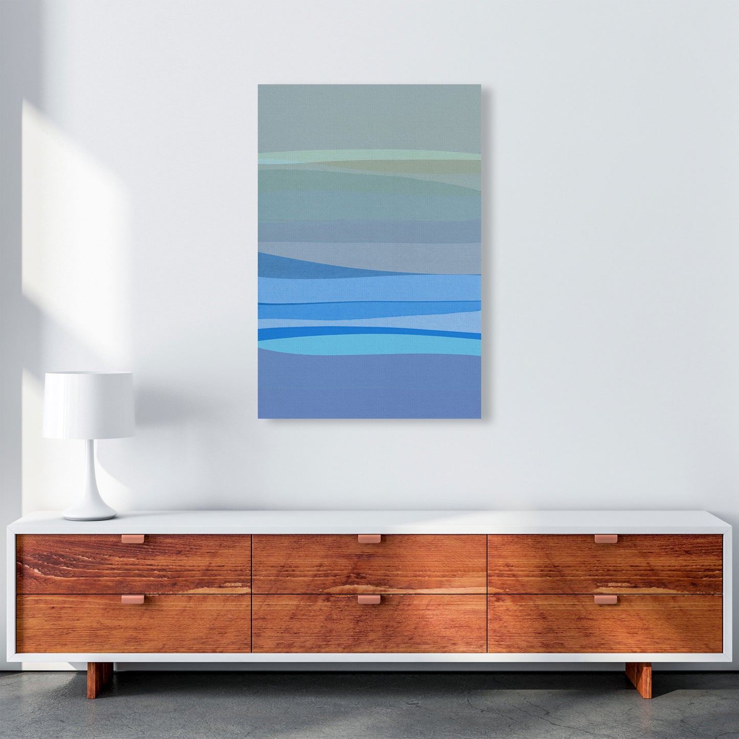 Blue Abstract I Print By Orara Studio A1 Canvas
