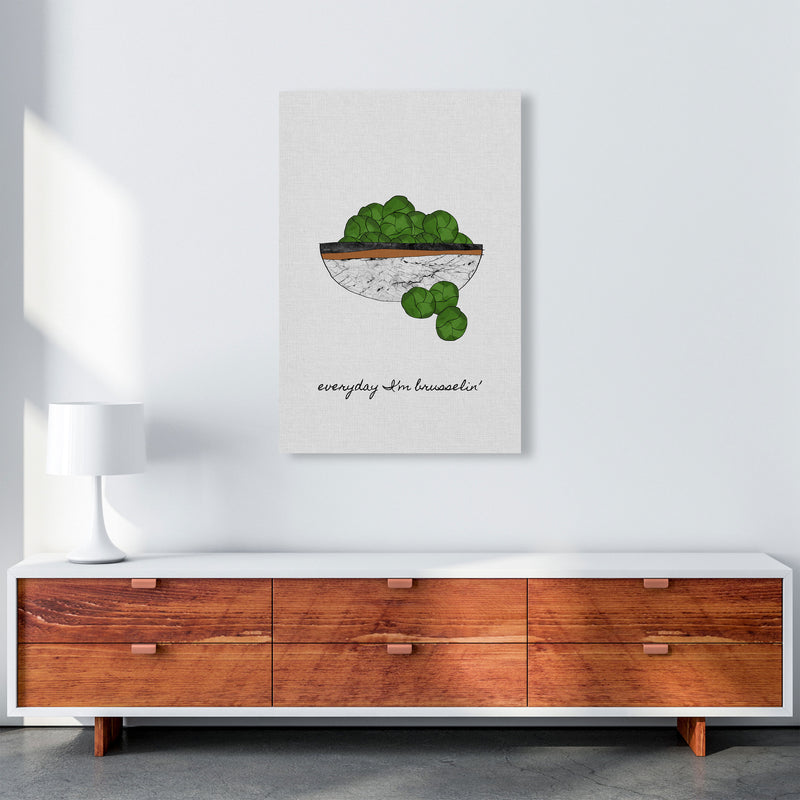 Everyday I&#39;m Brusselin&#39; Print By Orara Studio, Framed Kitchen Wall Art