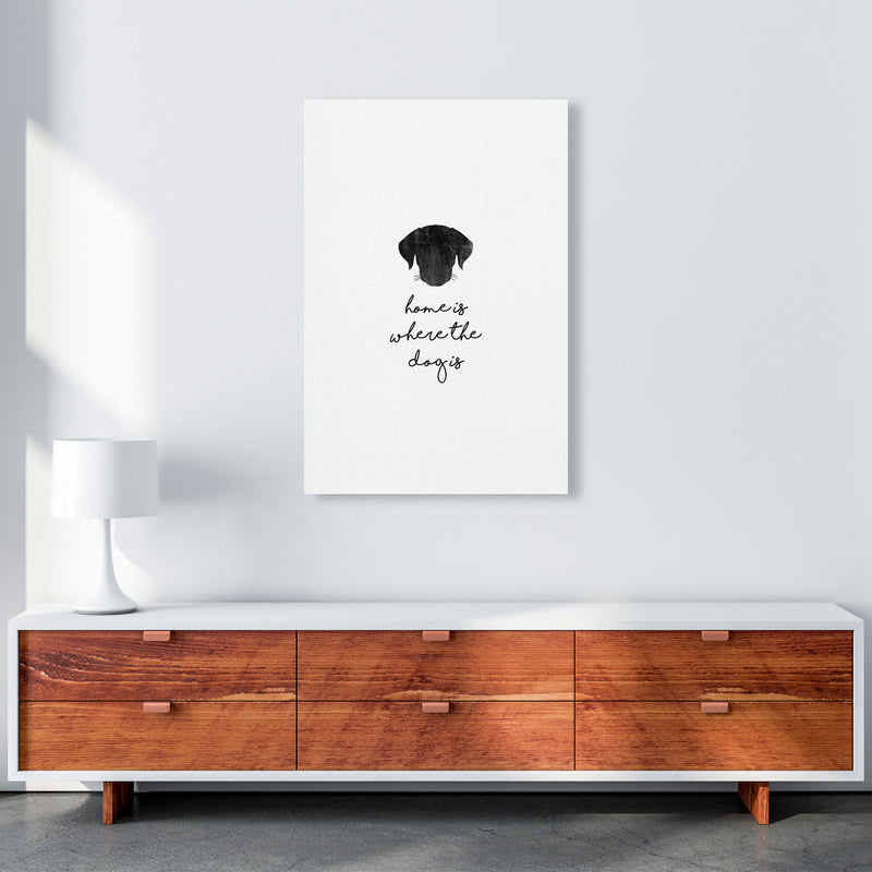 Home Is Where The Dog Is Print By Orara Studio Animal Art Print A1 Canvas