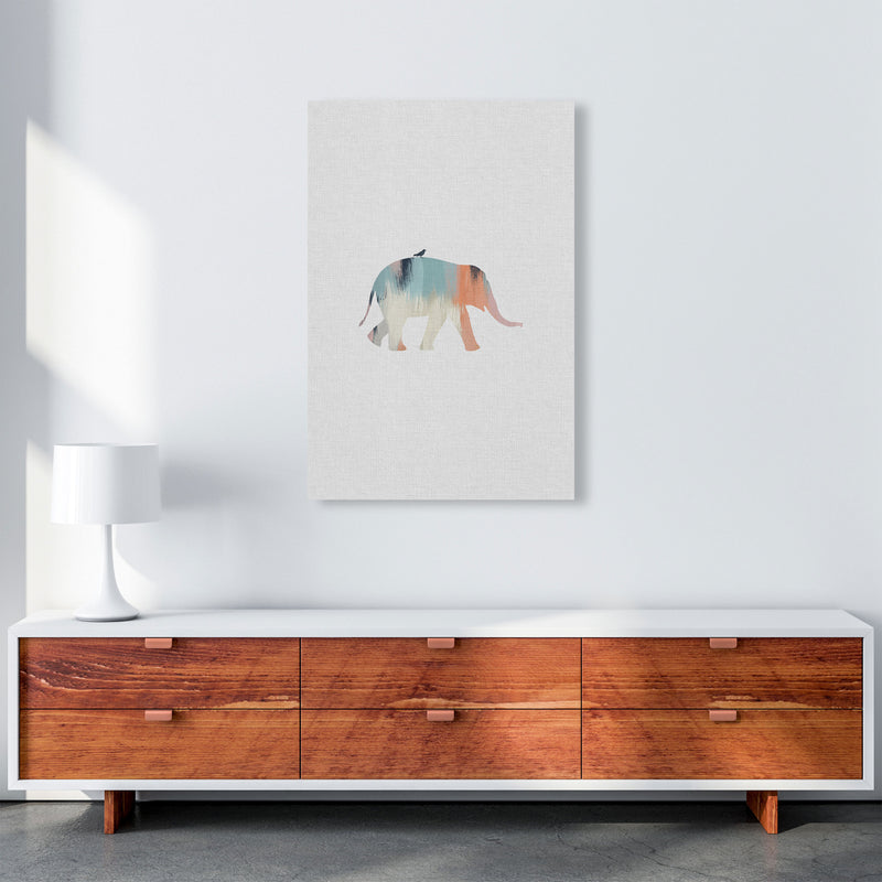 Pastel Elephant Print By Orara Studio Animal Art Print A1 Canvas