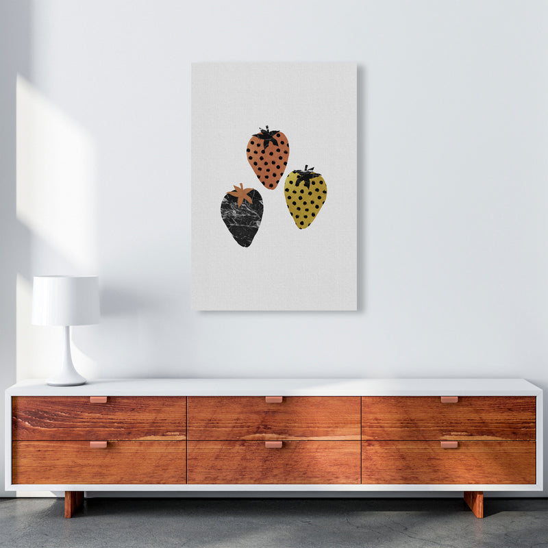 Strawberries Print By Orara Studio, Framed Kitchen Wall Art A1 Canvas