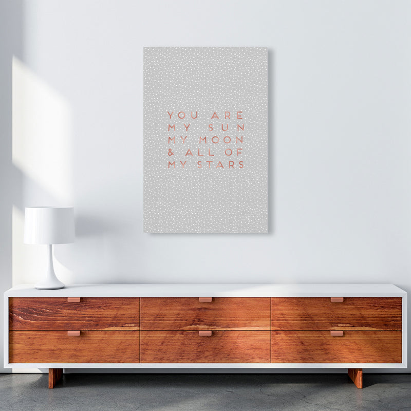 Sun, Moon & Stars Love Quote Print By Orara Studio A1 Canvas