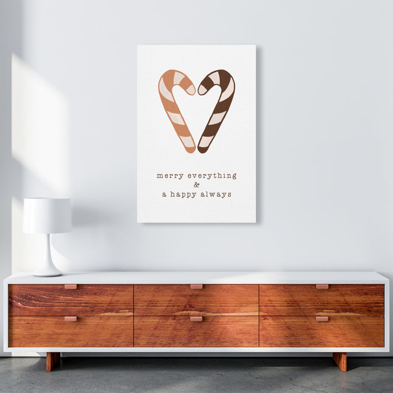 Merry Everything & A Happy Always Christmas Art Print by Orara Studio A1 Canvas