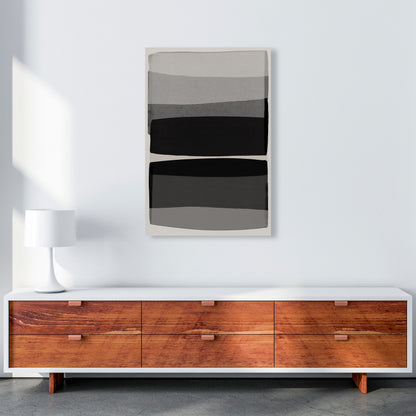 Modern Black and White Abstract Art Print by Orara Studio A1 Canvas