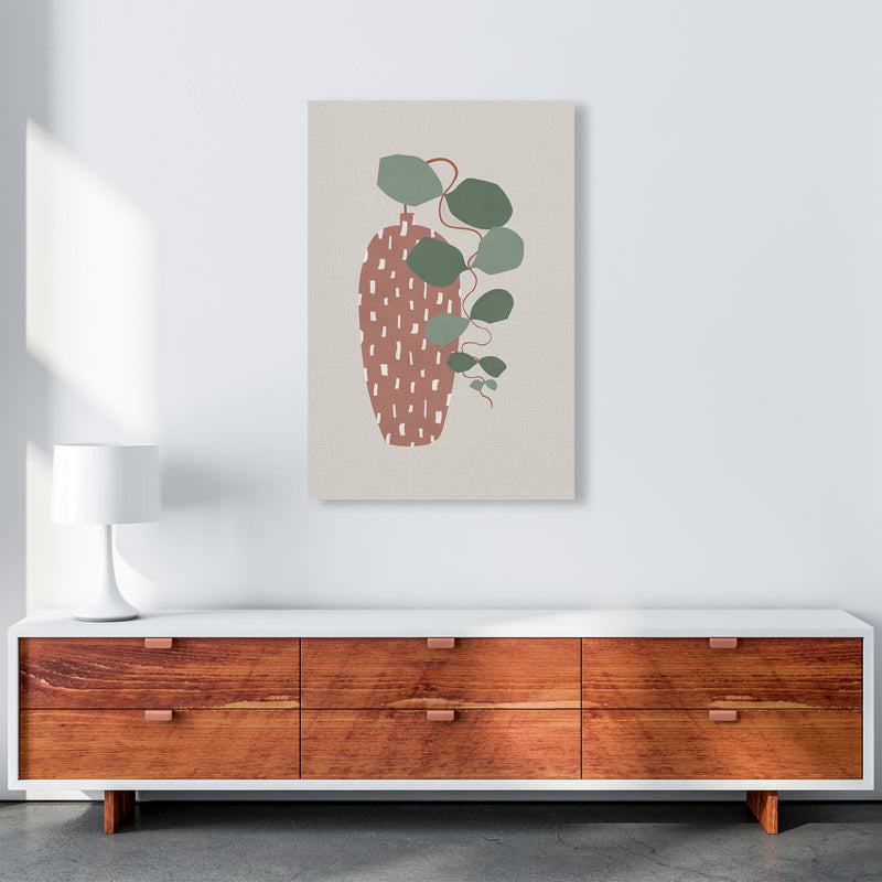 Terrazzo & Leaves Art Print by Orara Studios A1 Canvas