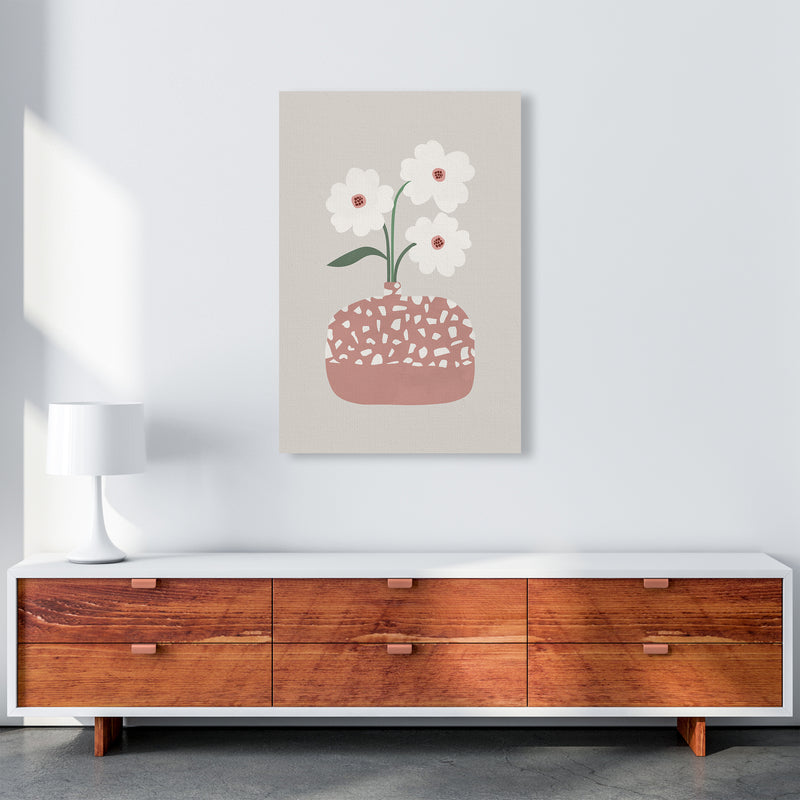 Terrazzo & Flowers Art Print by Orara Studios A1 Canvas