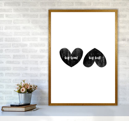 Big Heart Big Butt Humorous Art Print By Orara Studio A1 Print Only