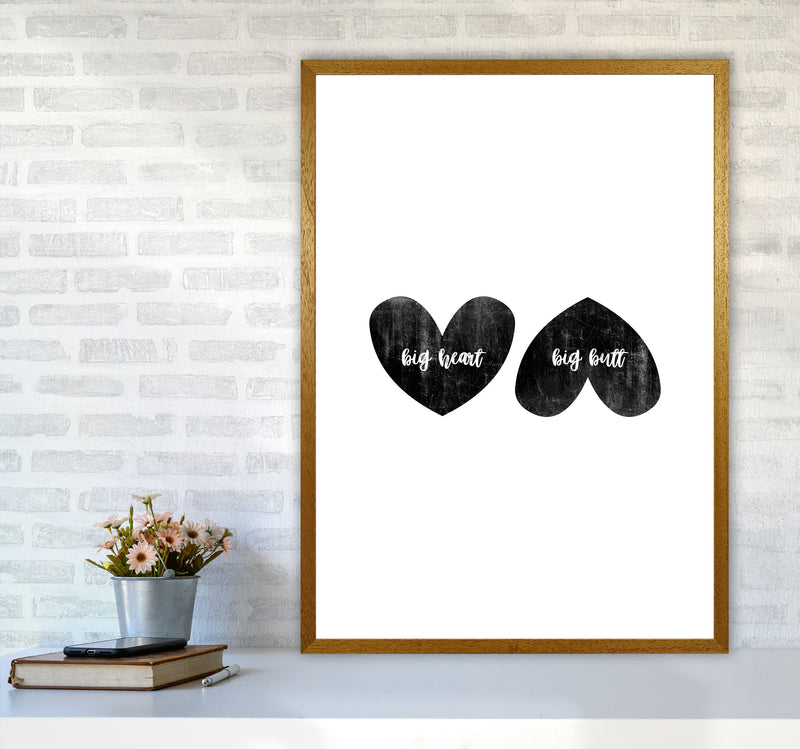 Big Heart Big Butt Humorous Art Print By Orara Studio A1 Print Only