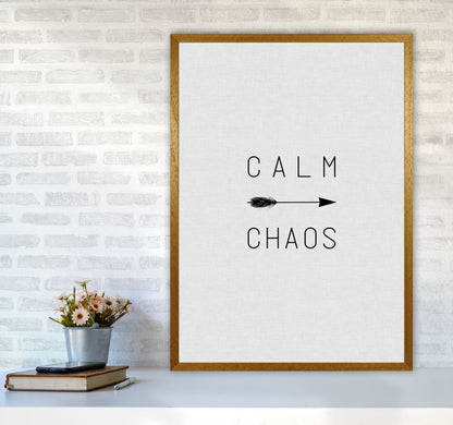 Calm Chaos Arrow Quote Print By Orara Studio A1 Print Only