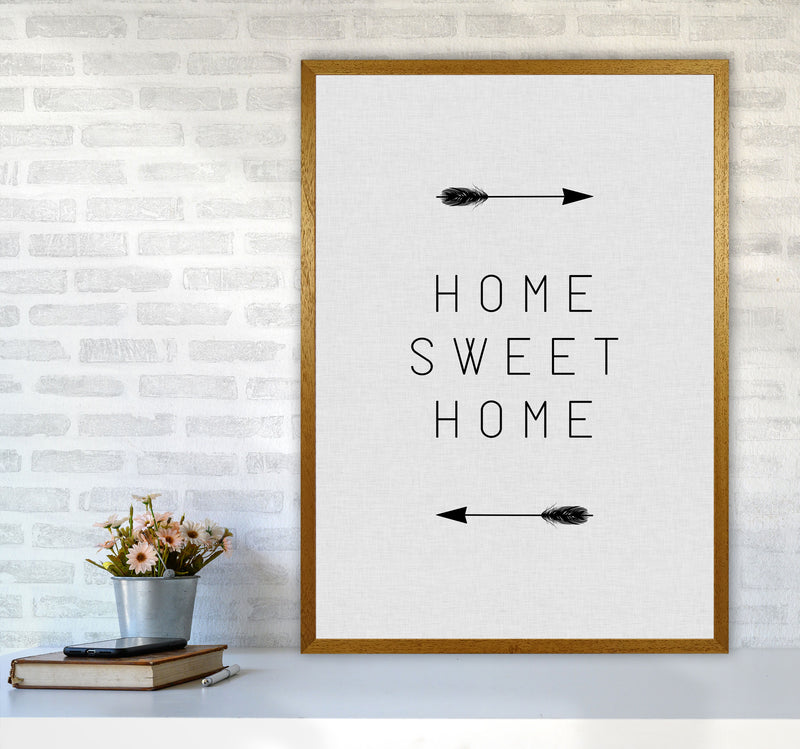 Home Sweet Home Arrow Quote Print By Orara Studio A1 Print Only