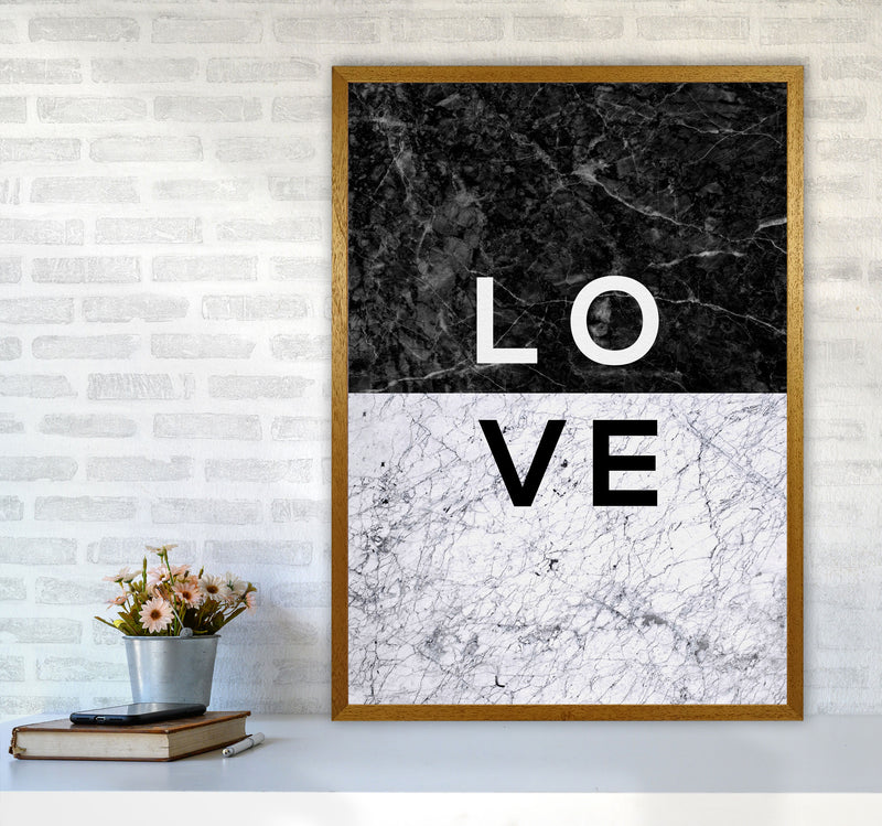 Love Marble Quote Print By Orara Studio A1 Print Only