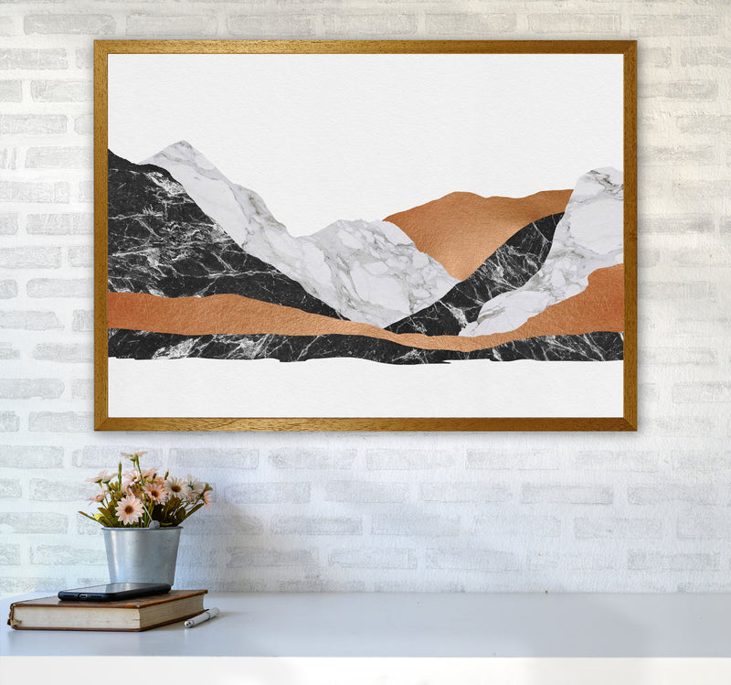 Marble Landscape I Print By Orara Studio, Framed Botanical & Nature Art Print A1 Print Only