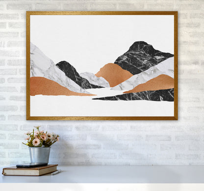 Marble Landscape II Print By Orara Studio, Framed Botanical & Nature Art Print A1 Print Only
