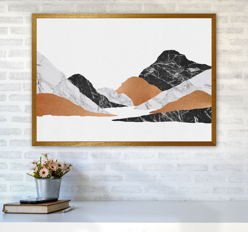 Marble Landscape II Print By Orara Studio, Framed Botanical & Nature Art Print A1 Print Only