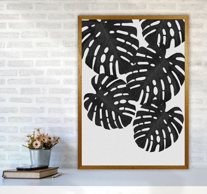 Monstera Black & White I Print By Orara Studio A1 Print Only