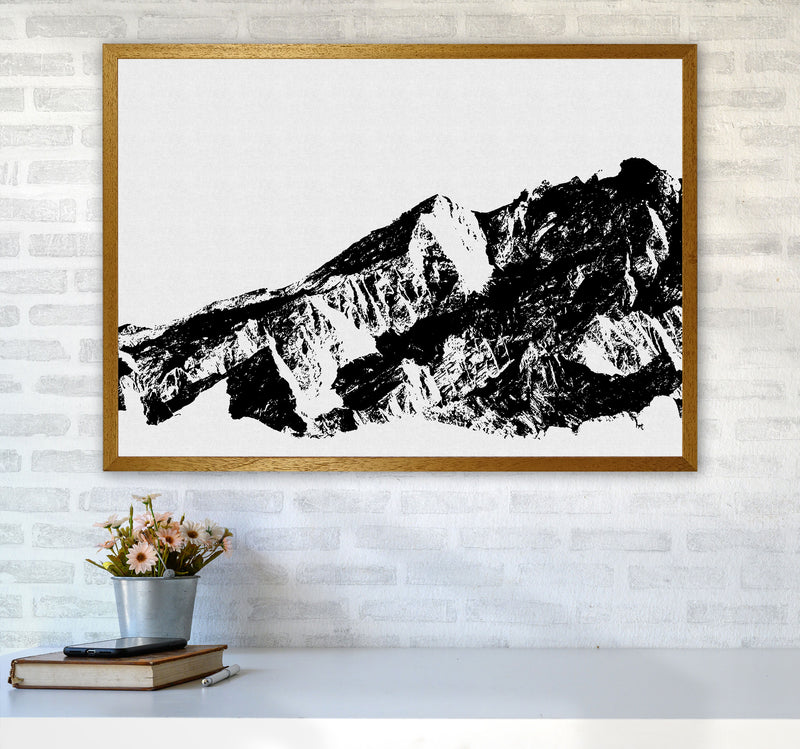 Mountains I Print By Orara Studio, Framed Botanical & Nature Art Print A1 Print Only