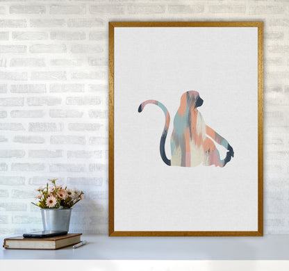Pastel Monkey Print By Orara Studio Animal Art Print A1 Print Only