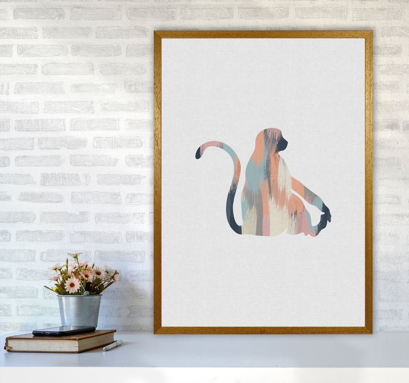 Pastel Monkey Print By Orara Studio Animal Art Print A1 Print Only
