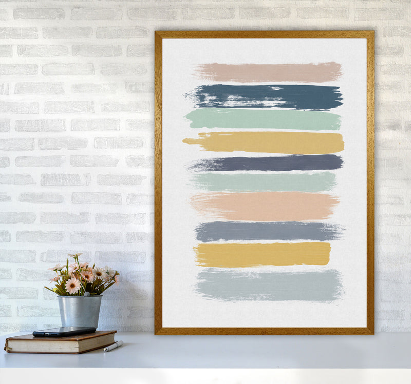 Pastel Stripes Print By Orara Studio A1 Print Only