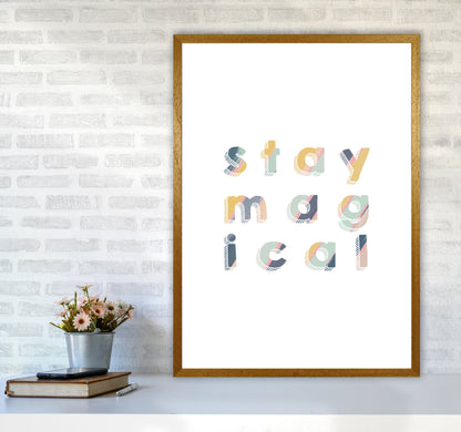 Stay Magical Print By Orara Studio, Framed Childrens Nursey Wall Art Poster A1 Print Only