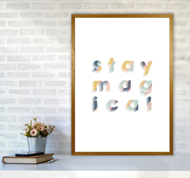 Stay Magical Print By Orara Studio, Framed Childrens Nursey Wall Art Poster A1 Print Only