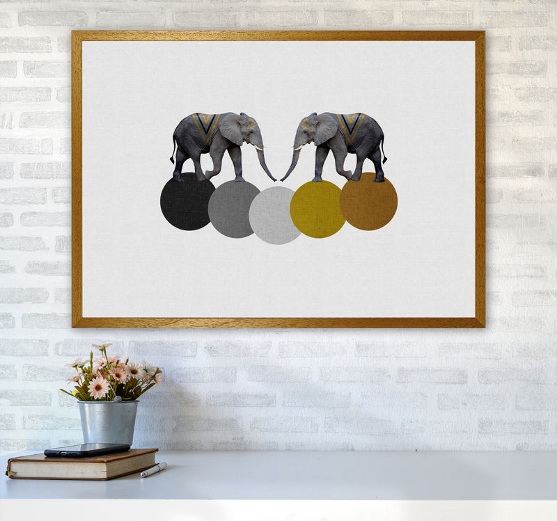 Tribal Elephants Print By Orara Studio Animal Art Print A1 Print Only