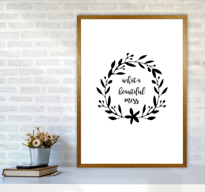 What A Beautiful Mess Illustration Print By Orara Studio A1 Print Only