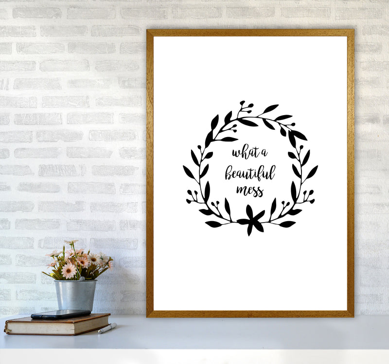 What A Beautiful Mess Illustration Print By Orara Studio A1 Print Only