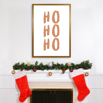 Ho Ho Ho Christmas Art Print by Orara Studio A1 Print Only