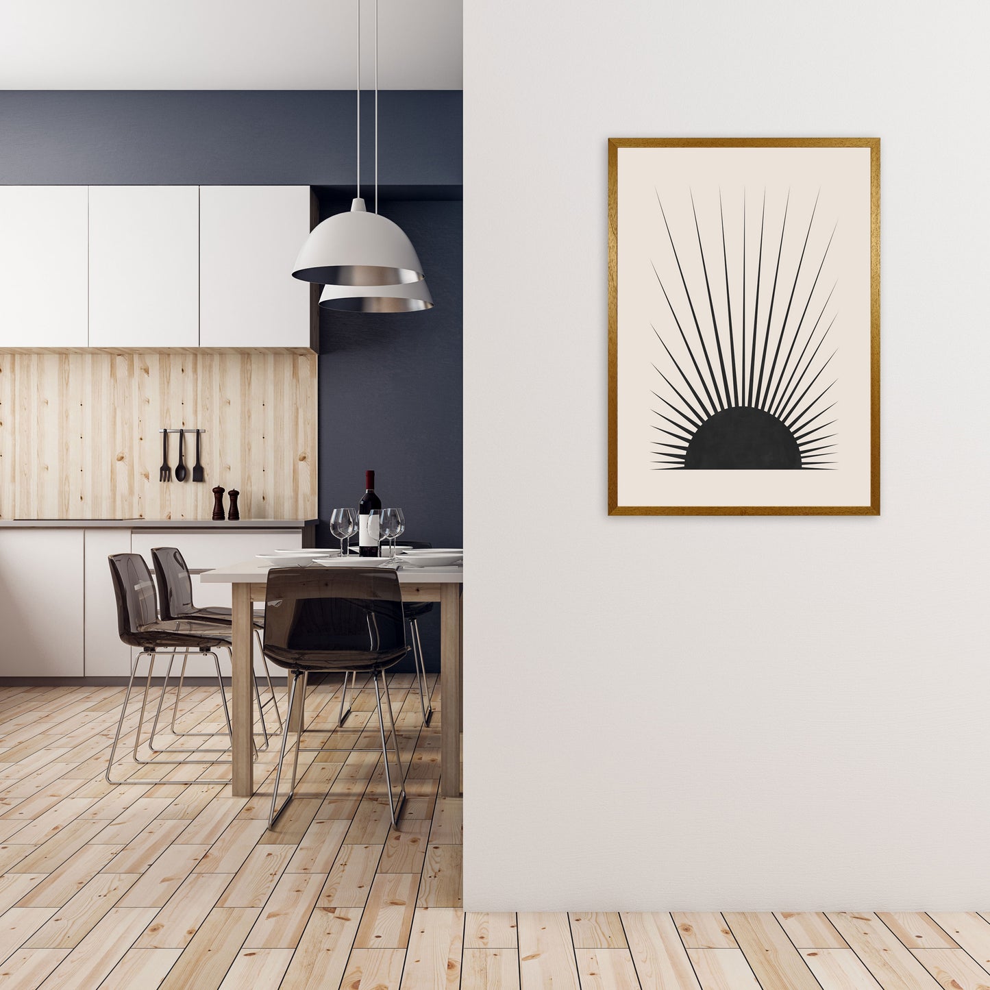 Minimal Sun Art Print by Orara Studio A1 Print Only
