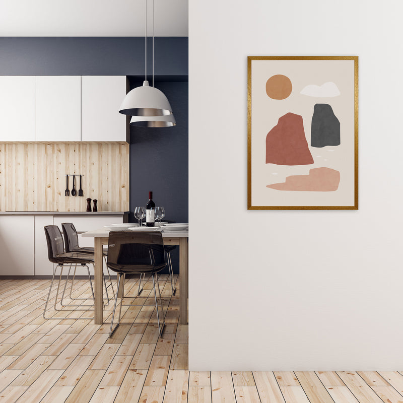 Landscape & Sun Art Print by Orara Studio A1 Print Only