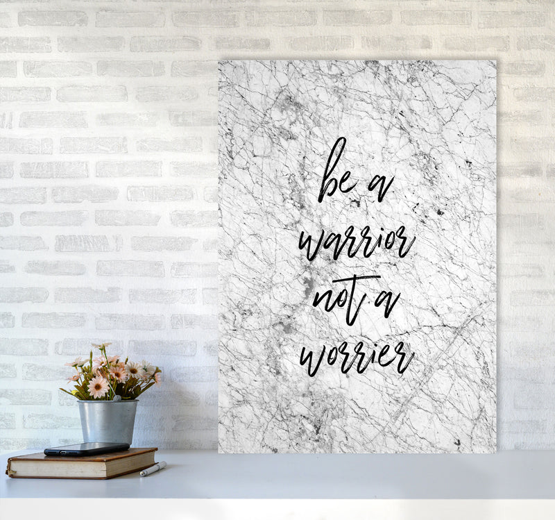 Be A Warrior Print By Orara Studio A1 Black Frame