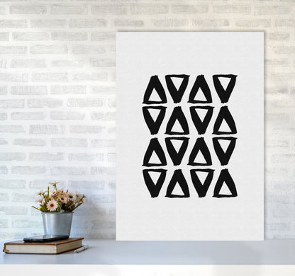 Black And White Abstract II Print By Orara Studio A1 Black Frame