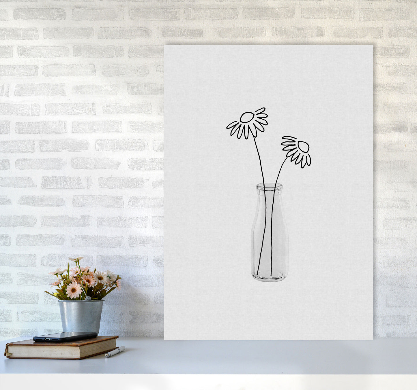 Flower Still Life II Print By Orara Studio, Framed Botanical & Nature Art Print A1 Black Frame