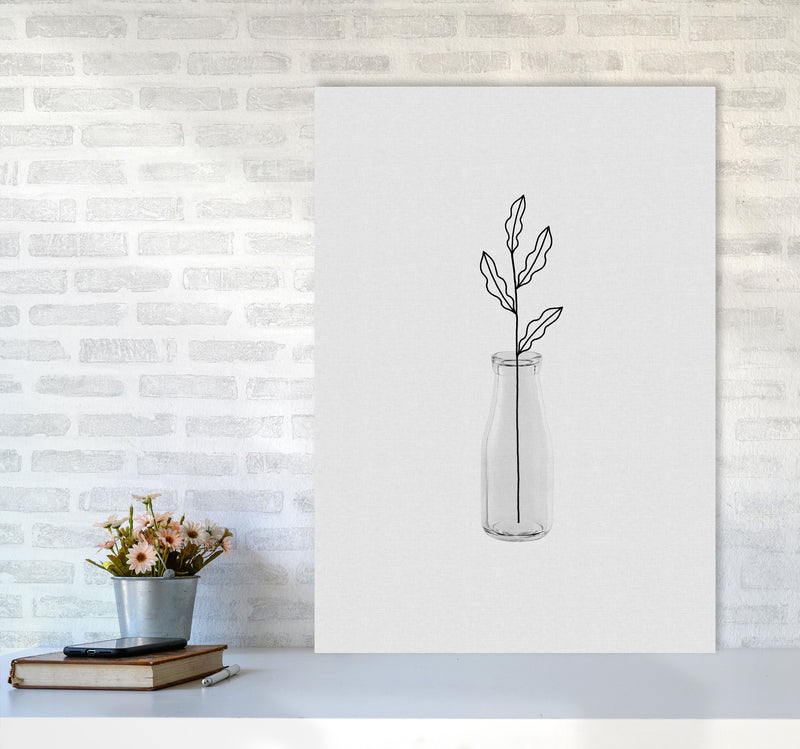 Leaf Still Life Print By Orara Studio, Framed Botanical & Nature Art Print A1 Black Frame