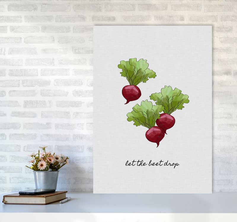 Let The Beet Drop Print By Orara Studio, Framed Kitchen Wall Art A1 Black Frame