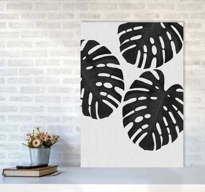 Monstera Black & White III Print By Orara Studio A1 Black Frame