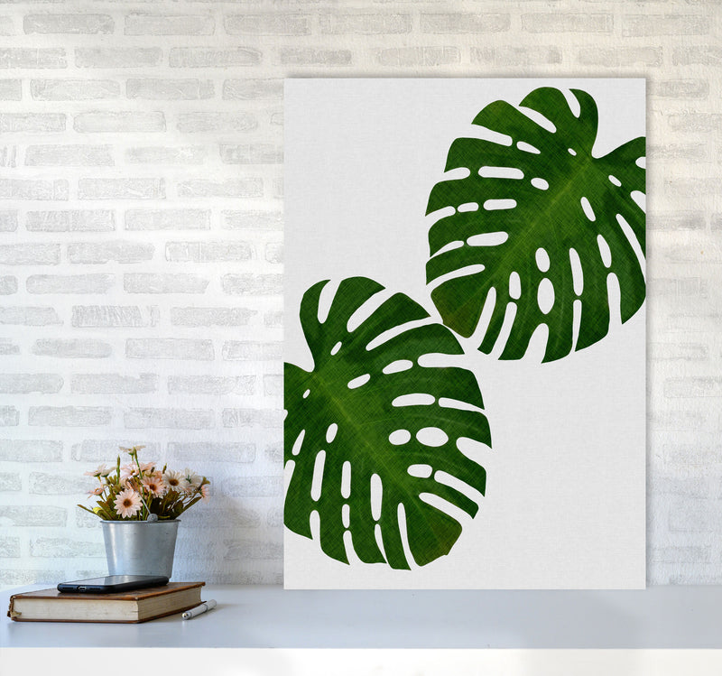Monstera Leaf II Print By Orara Studio, Framed Botanical & Nature Art Print A1 Black Frame