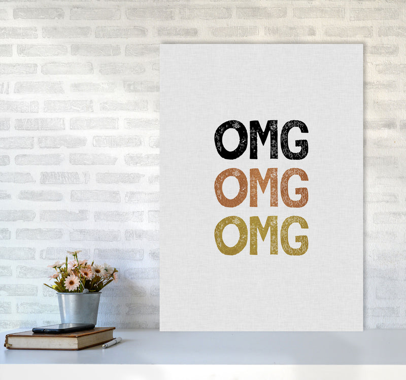OMG Funny Quote Print By Orara Studio A1 Black Frame