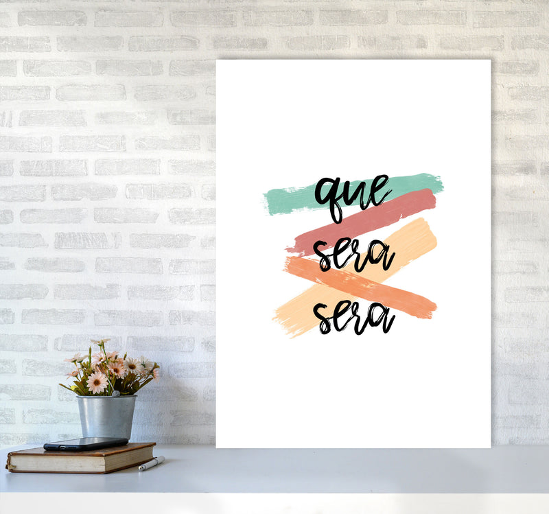 Que Sera Sera Print By Orara Studio A1 Black Frame