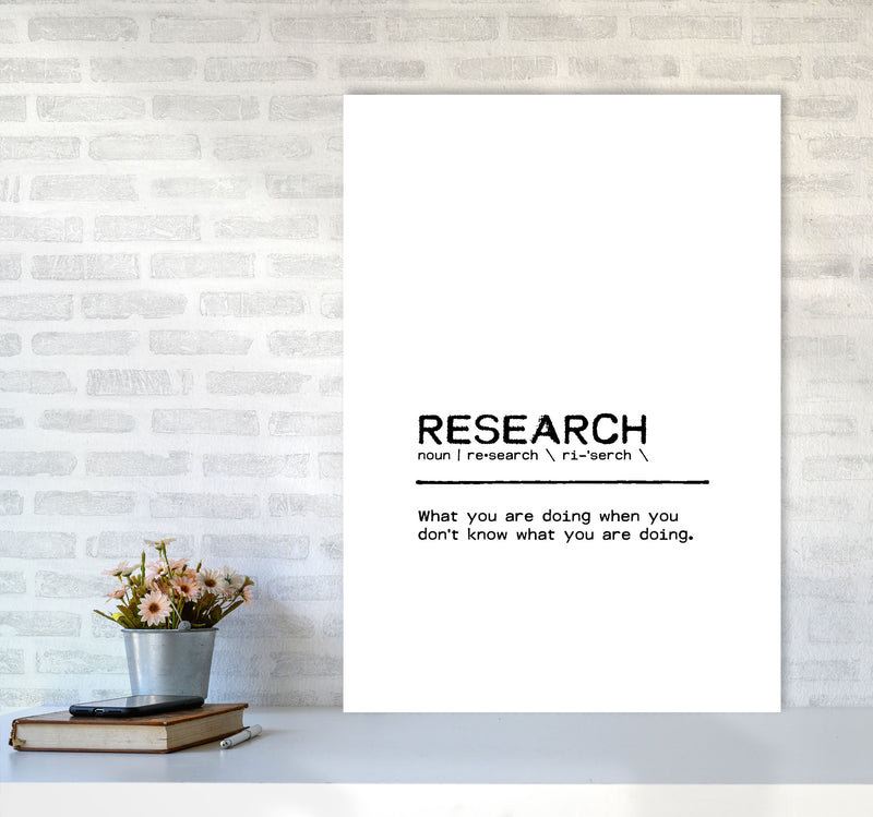 Re Definition Quote Print By Orara Studio A1 Black Frame