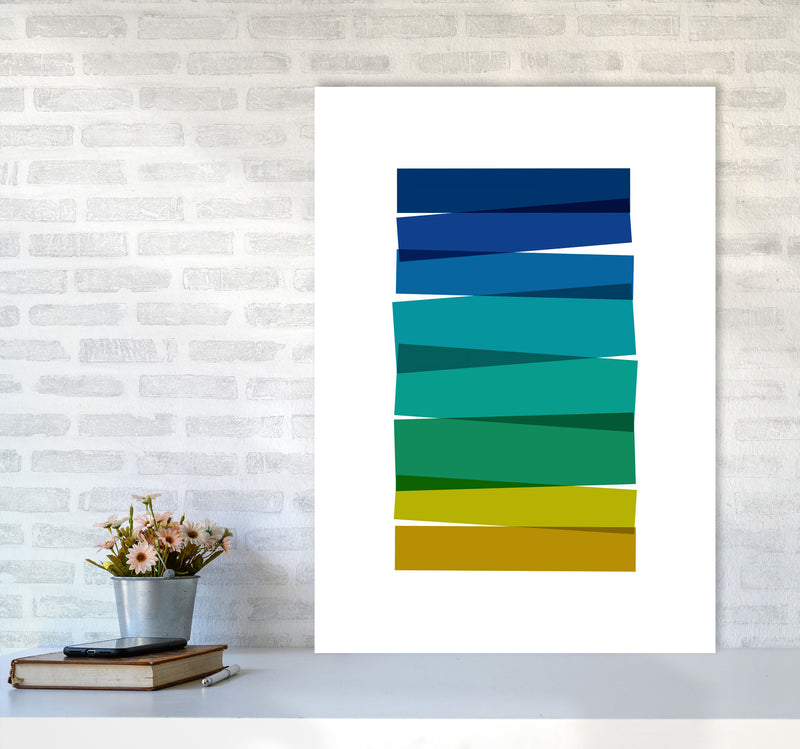Stripes I Print By Orara Studio A1 Black Frame