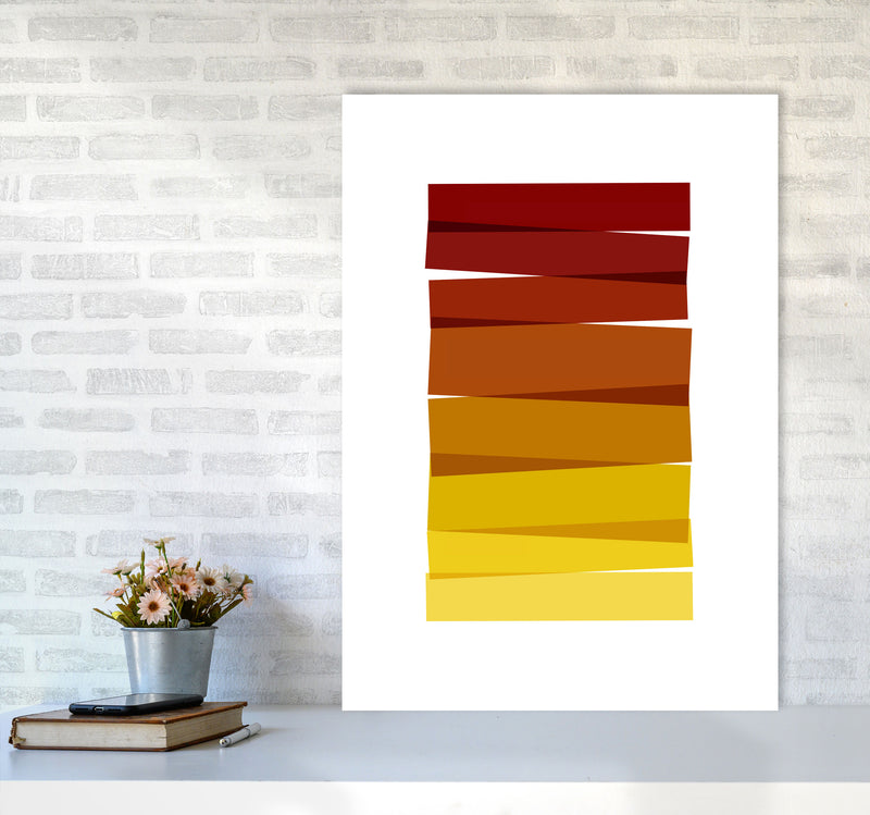 Stripes II Print By Orara Studio A1 Black Frame